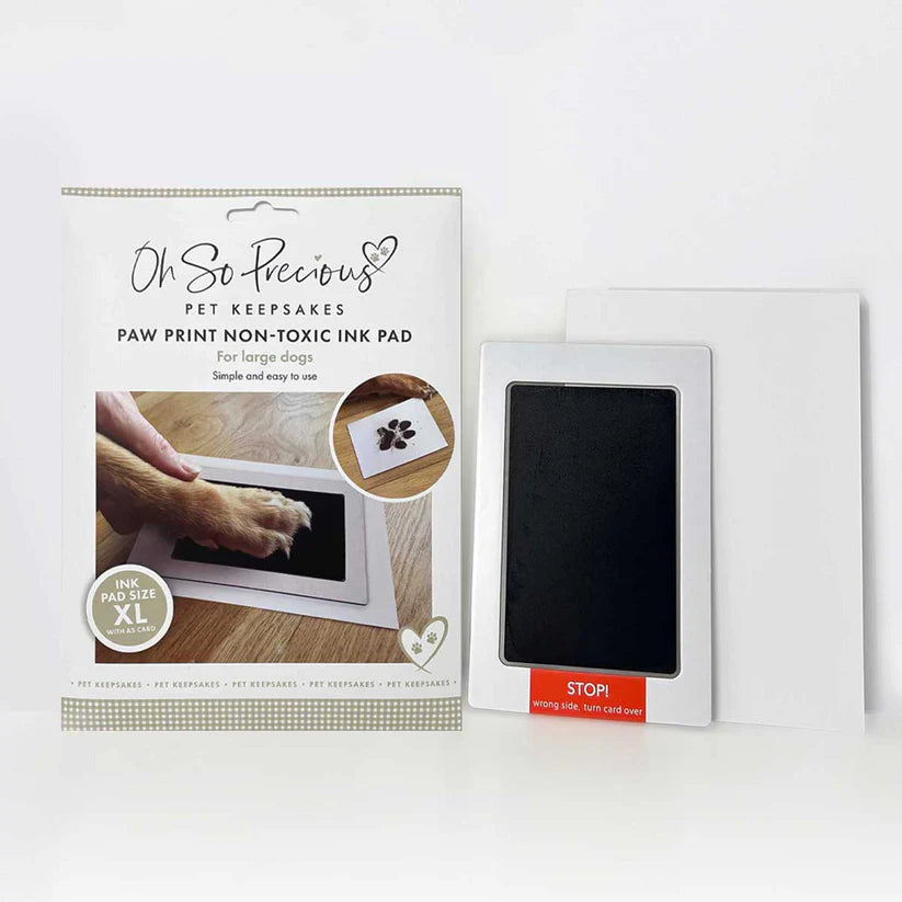 Pet Paw Print Ink Pad Kit. Mess-Free Keepsake for Cats and Dogs
