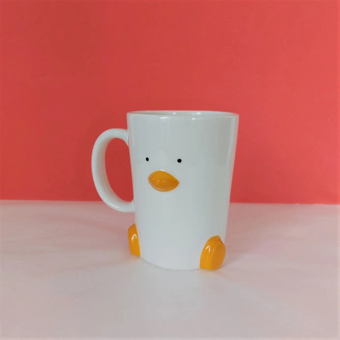 Ceramic duck mug, a quirky gift for duck lovers