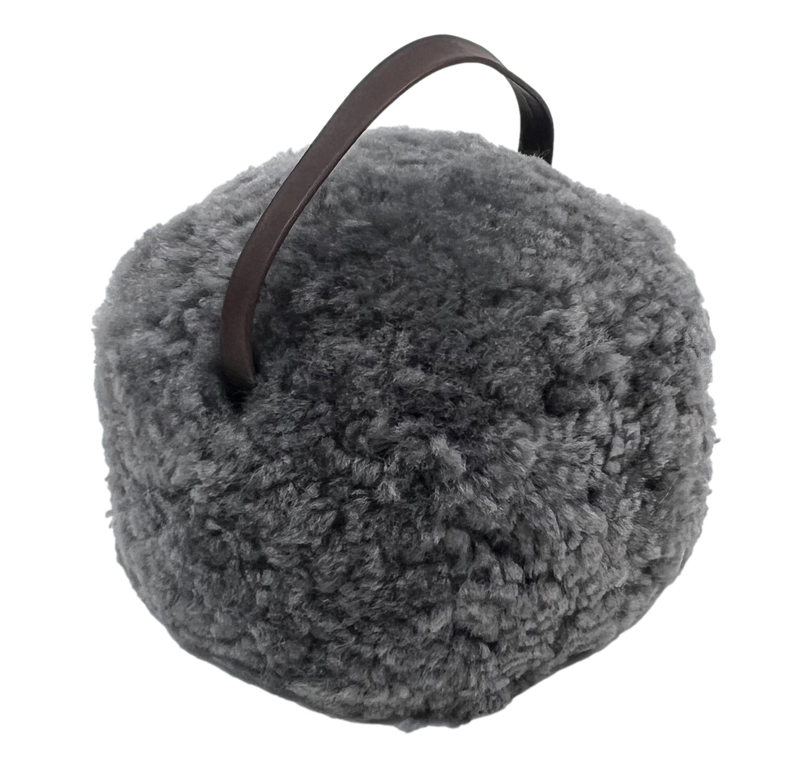 Sheepskin Doorstop in Grey - view 1